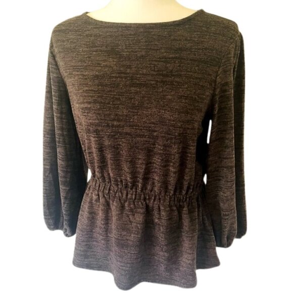 NWT Black Gray Knit Sweater Comfy and Cozy - Picture 1 of 11